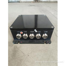 Five-aviation-plug control box
